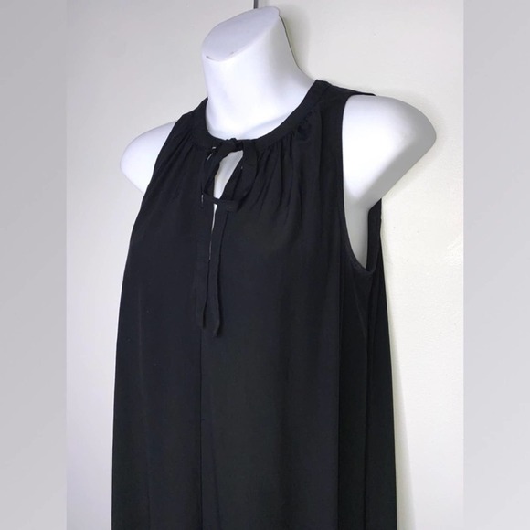Prologue Black Ruffle Sleeveless Hi Lo Maxi Dress XS ~ - Picture 3 of 4